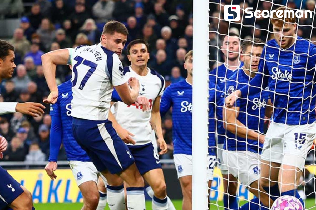 토트넘, 에버턴에 3-0 완승... 반 더 벤 멀티골